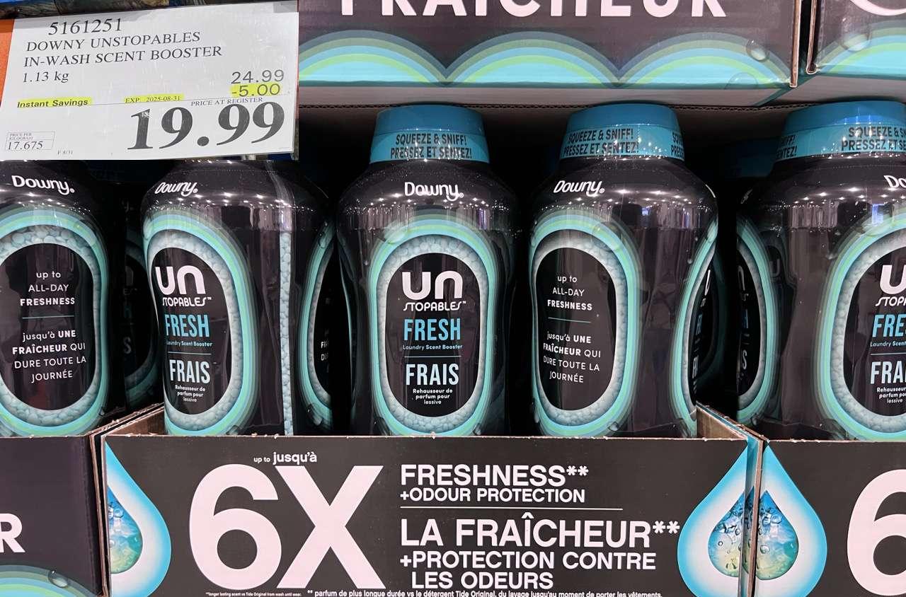 DOWNY UNSTOPPABLES IN-WASH SCENT BOOSTER 1131 g at Costco