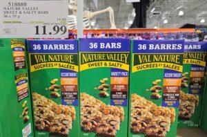 NATURE VALLEY SWEET & SALTY BARS 36 X 35 G at Costco
