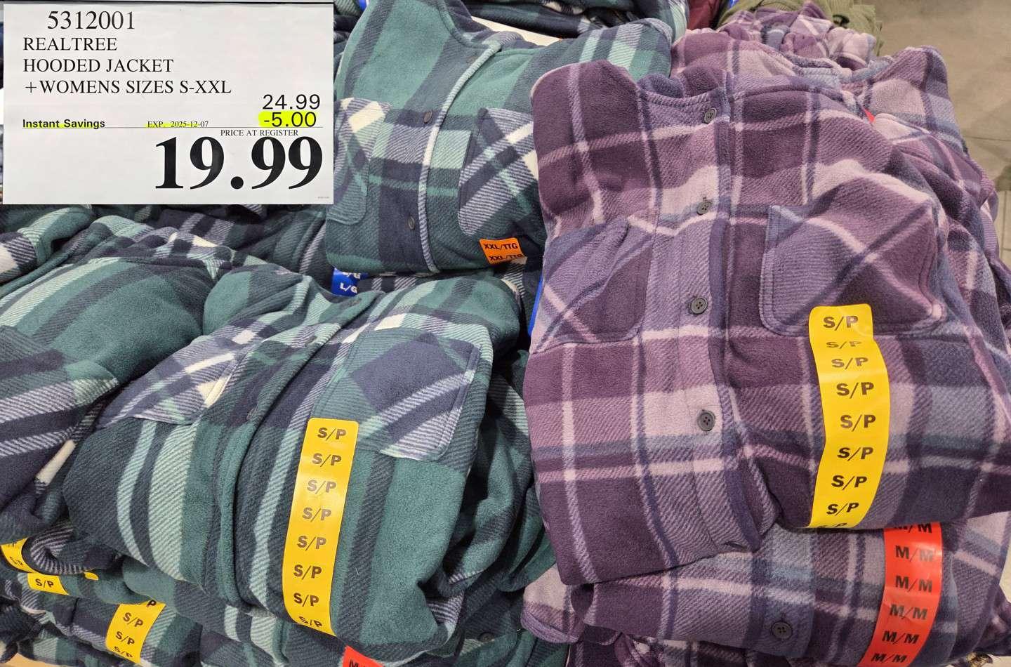 REALTREE HOODED JACKET WOMENS SIZES S-XXL - Costco Canada deal - Save $5.00 - Household Essentials