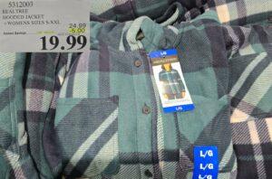 REALTREE HOODED JACKET LADIES SIZES S-XXL at Costco