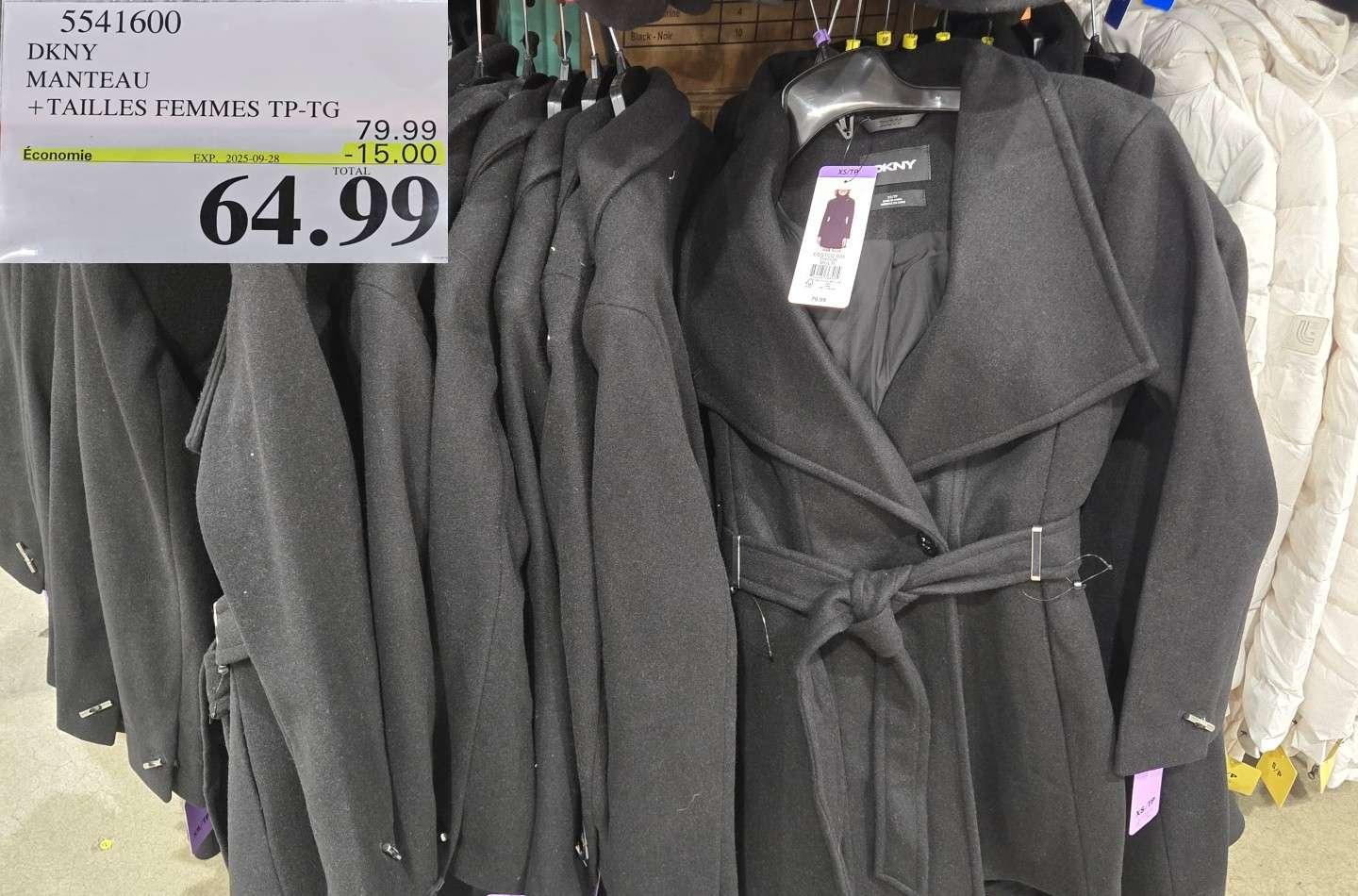 DKNY MANTEAU at Costco