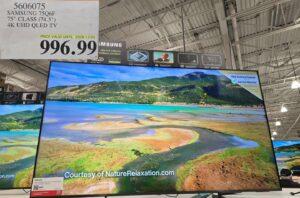 SAMSUNG 75Q6F 75" CLASS (74.5") 4K UHD QLED LCD TV - Costco Canada deal - Save $100.00 - Electronics
