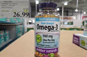 WEBBER NATURALS TRIPLE STRENGTH OMEGA3 200 SOFTGELS - Costco Canada deal - Save $7.00 - Health and Beauty