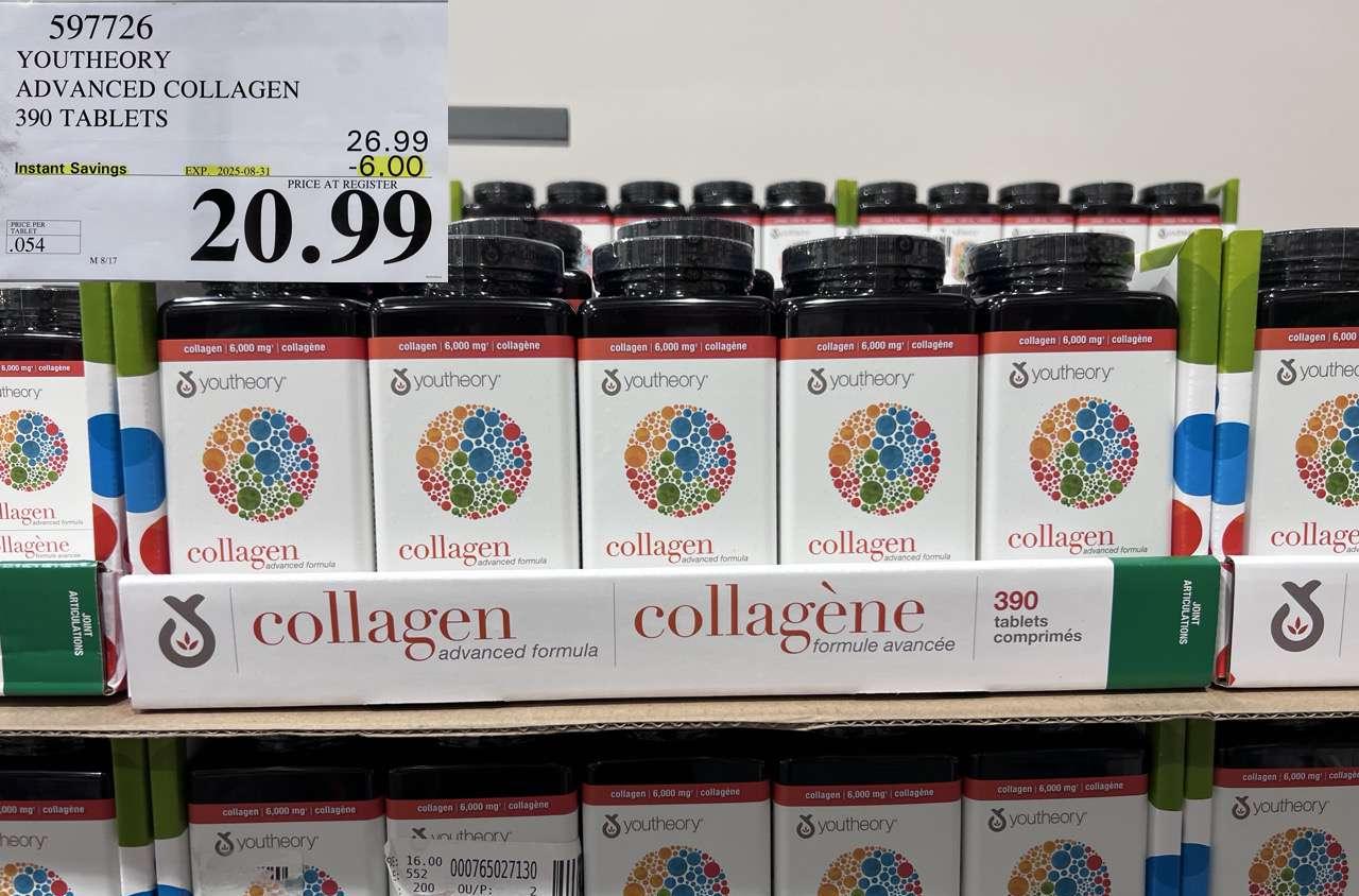 YOUTHEORY COLLAGEN 390 TABLETS at Costco