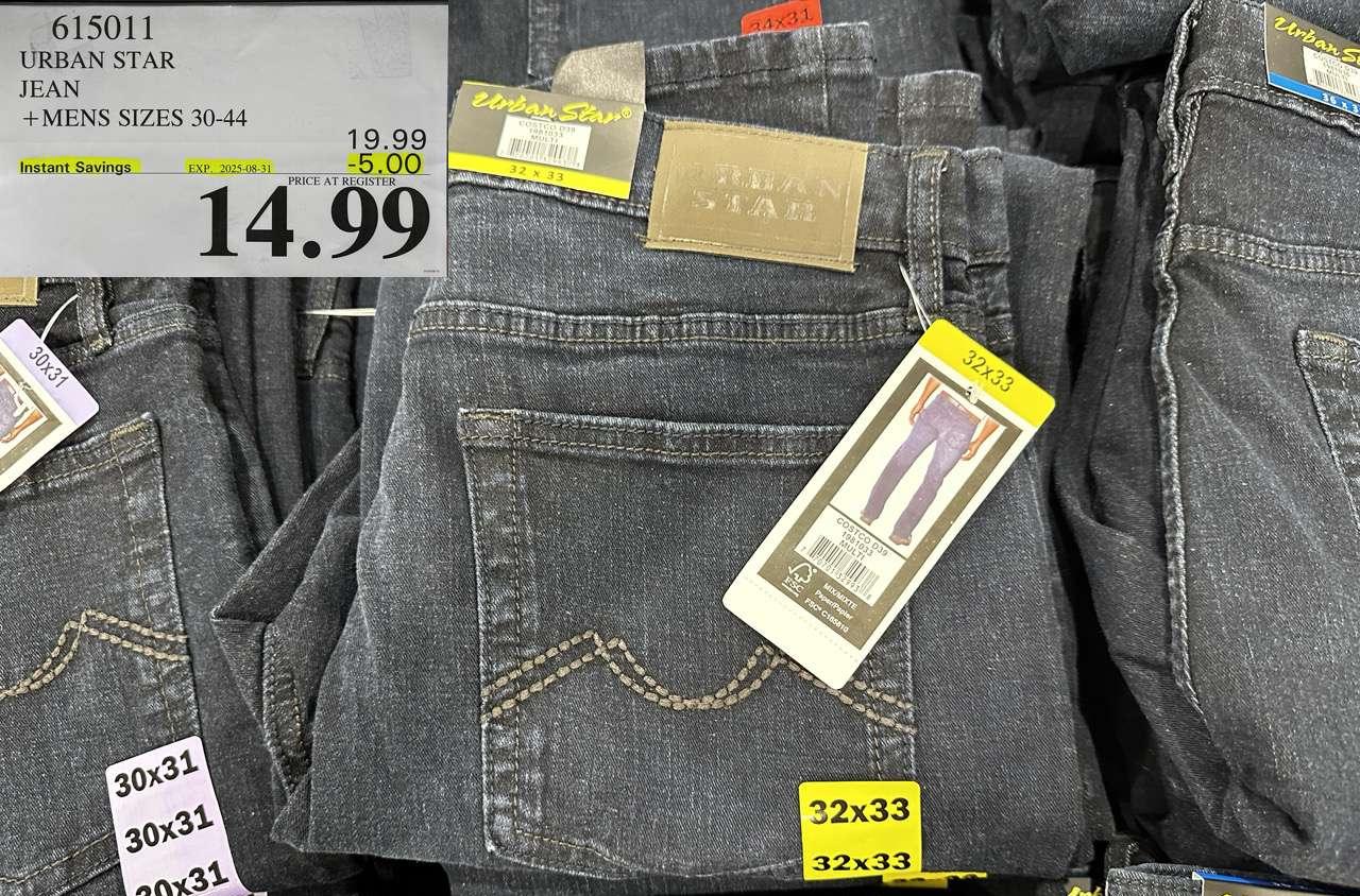 URBAN STAR JEAN MENS SIZES 30-44 at Costco