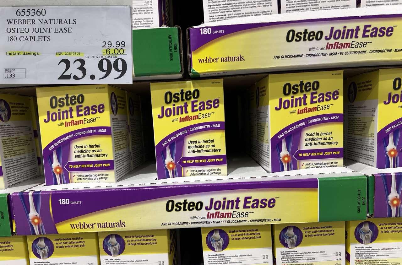WEBBER NAURALS OSTEO JOINT EASE 180 CAPLETS at Costco