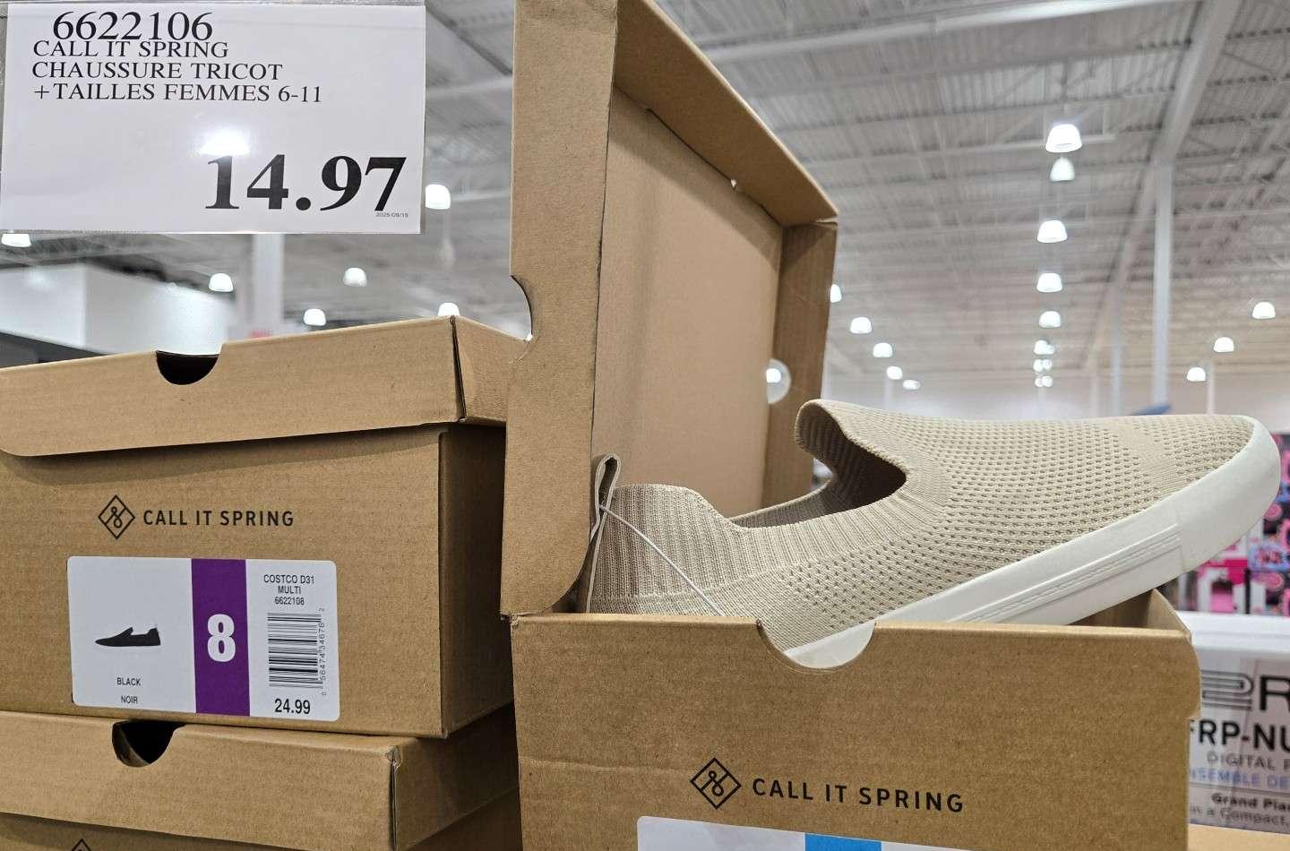 CALL IT SPRING  CHAUSSURE TRICOT  +TAILLES FEMMES 6-11 at Costco