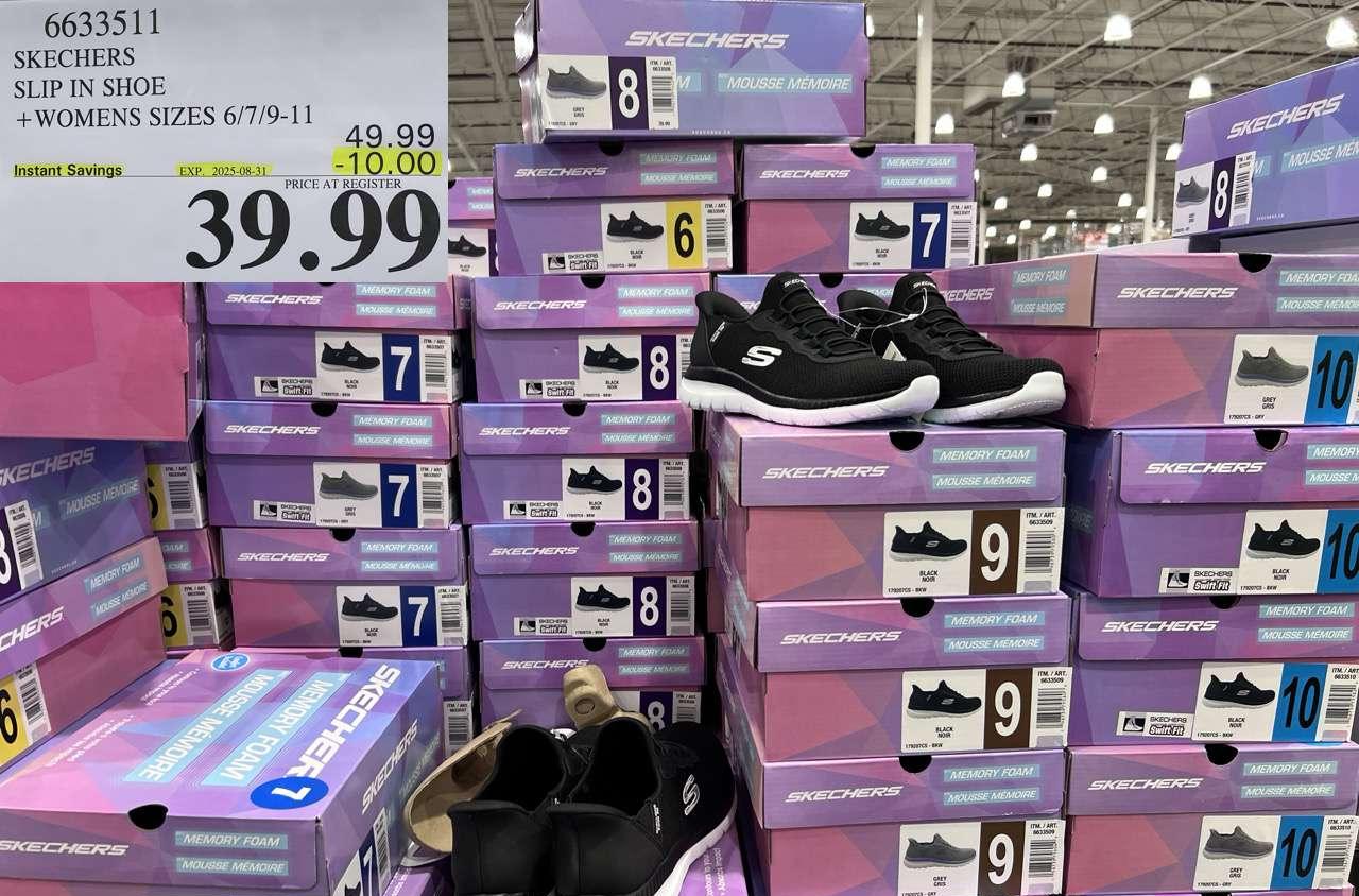 SKECHERS SLIP IN SHOE WOMENS SIZES 6/7/9-11 at Costco