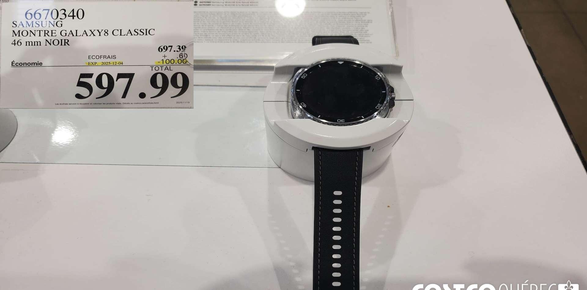 SAMSUNG MONTRE GALAXY8 CLASSIC 46 mm NOIR at Costco