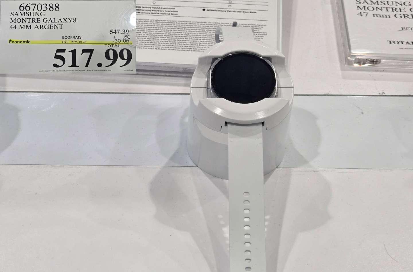 SAMSUNG MONTRE GALAXY8 44 MM ARGENT at Costco