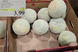 CANTALOUPE PRODUCT OF GUATEMALA NO. 1 GRADE at Costco