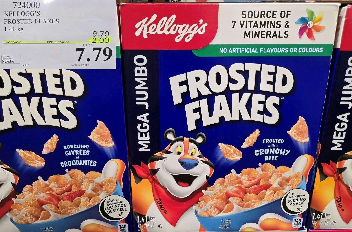 KELLOGG'S FROSTED FLAKES  1.41 KG at Costco