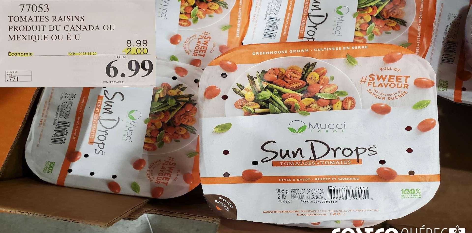 TOMATES RAISINS PRODUIT DU CANADA OU MEXIQUE OU E-U at Costco