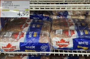 DEMPSTER'S STAYS FRESH WHITE 3 x 675 g at Costco