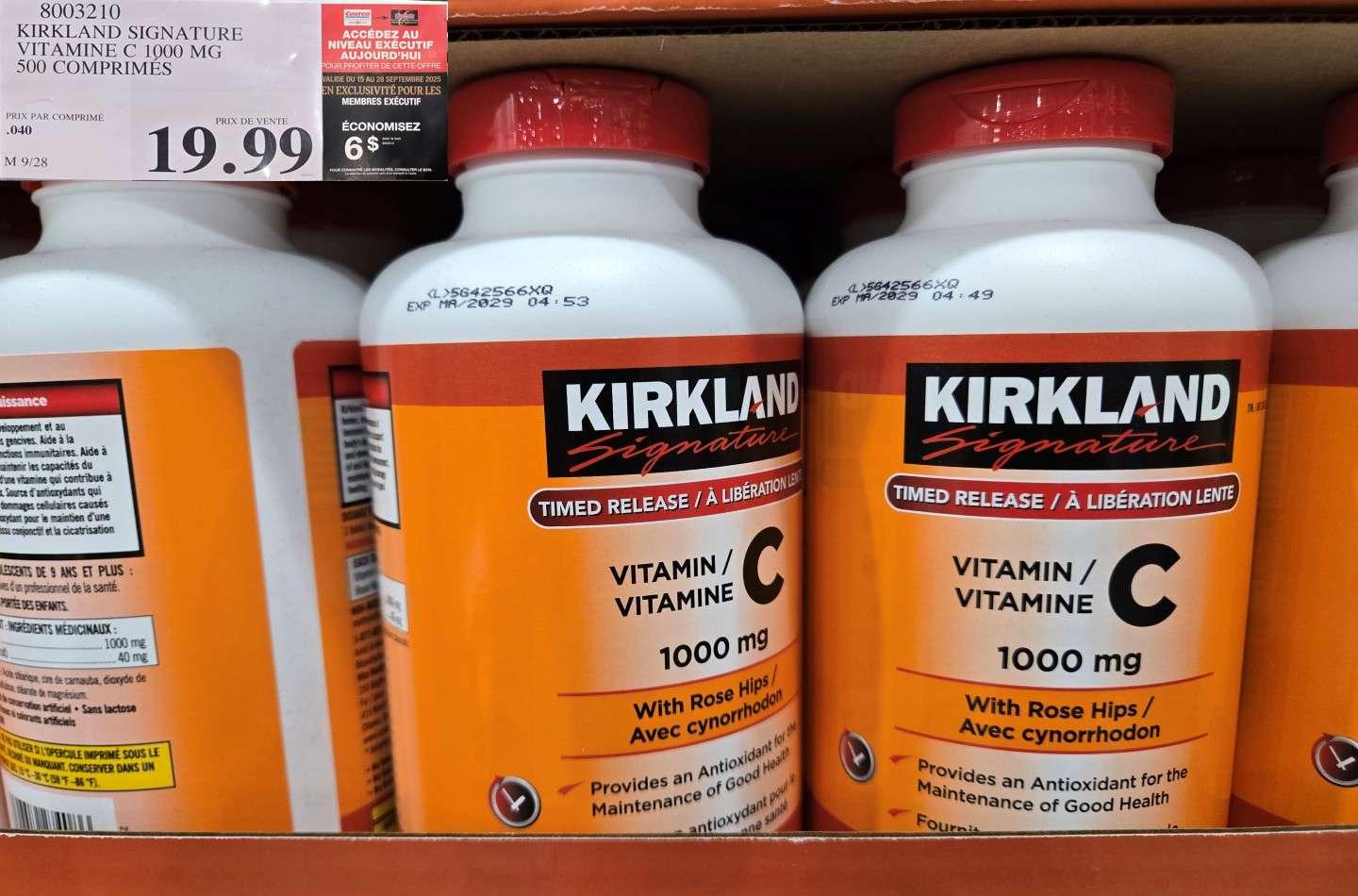 KIRKLAND SIGNATURE  VITAMINE C at Costco