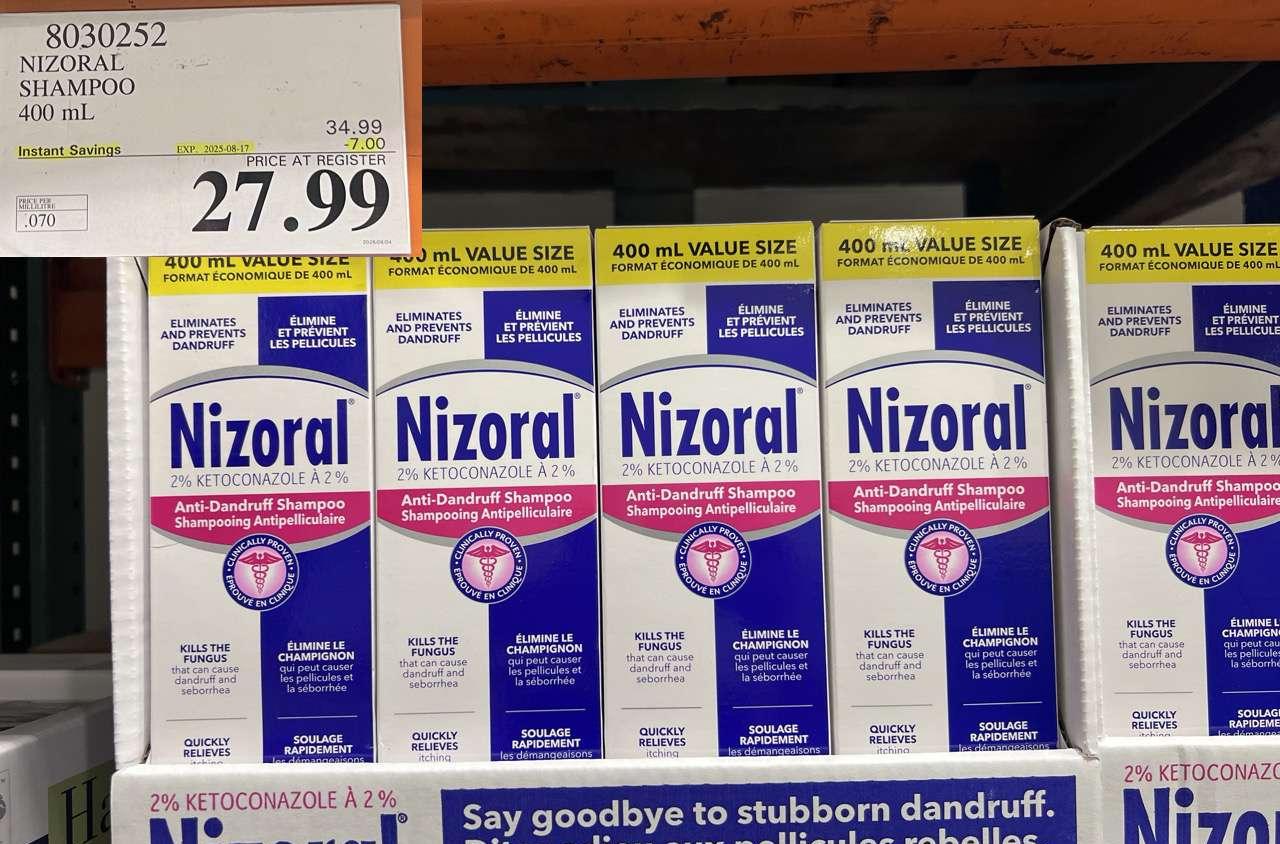 NIZORAL SHAMPOO 400ML at Costco