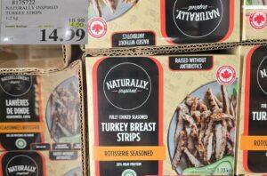 NATURALLY INSPIRED TURKEY STRIPS 1.2 KG at Costco