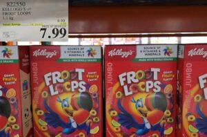 KELLOGGS FROOT LOOPS 1.1 kg at Costco