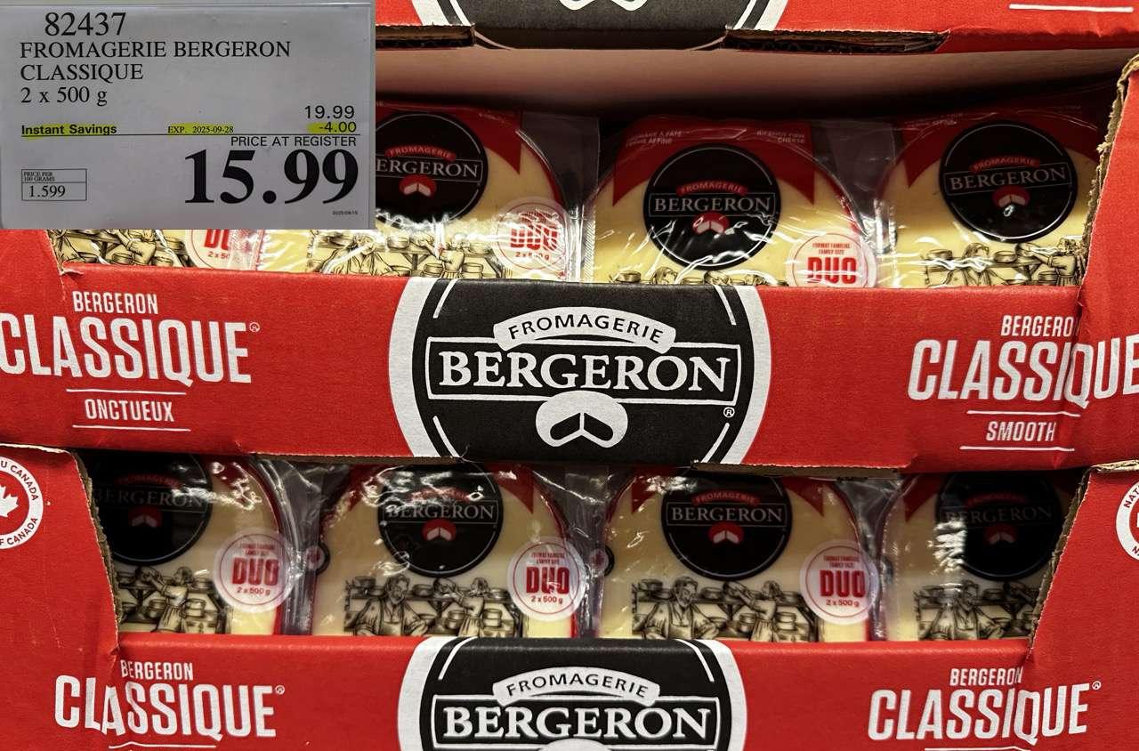 FROMAGERIE BERGERON CLASSIQUE 2 X 500 G at Costco