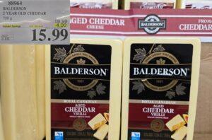 BALDERSON 2 YEAR OLD CHEDDAR 750 g at Costco