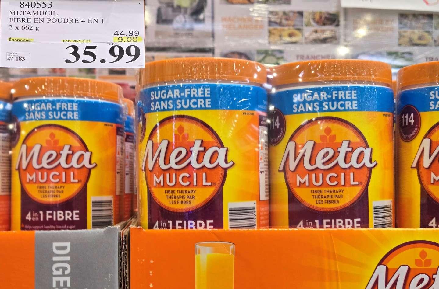 METAMUCIL   FIBRE EN POUDRE at Costco