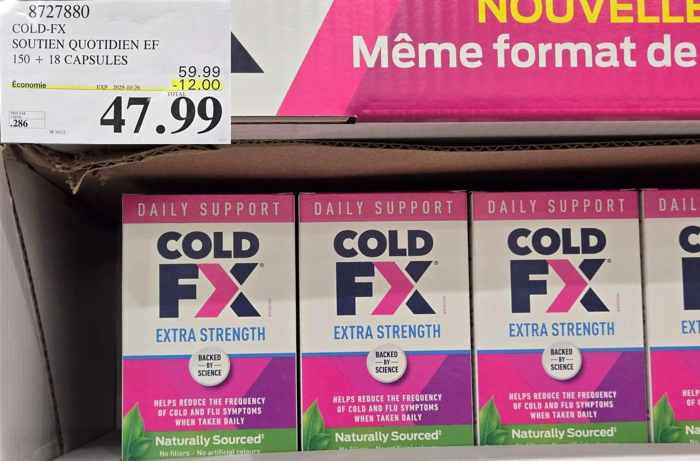 COLD FX DEFENSE QUOTIDIENNE at Costco