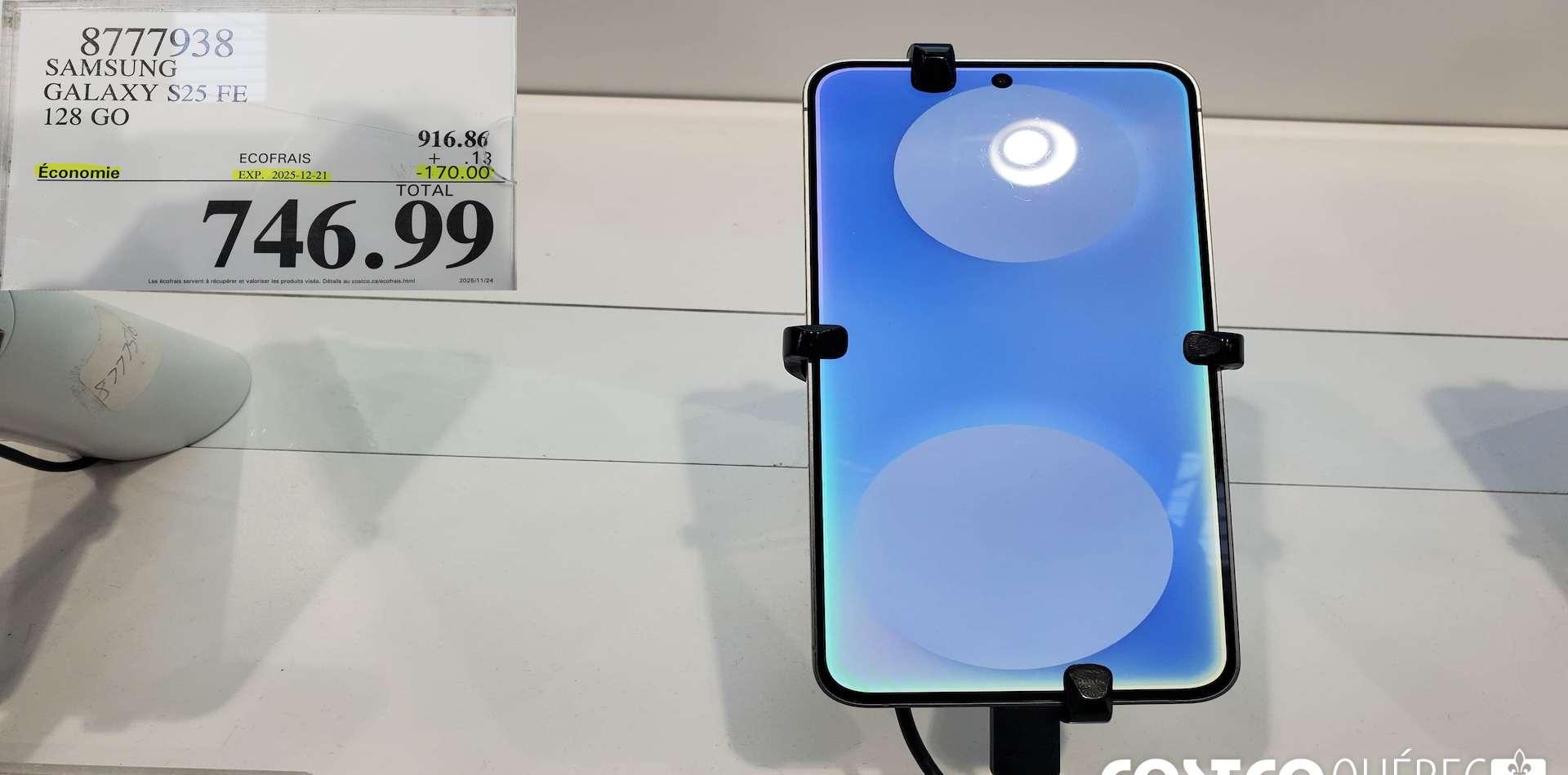 SAMSUNG GALAXY S825 FE 128 GO at Costco