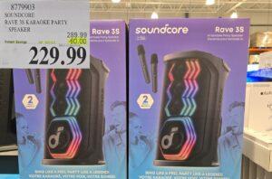 SOUNDCORE RAVE 3S KARAOKE PARTY SPEAKER - Costco Canada deal - Save $60.00 - Electronics