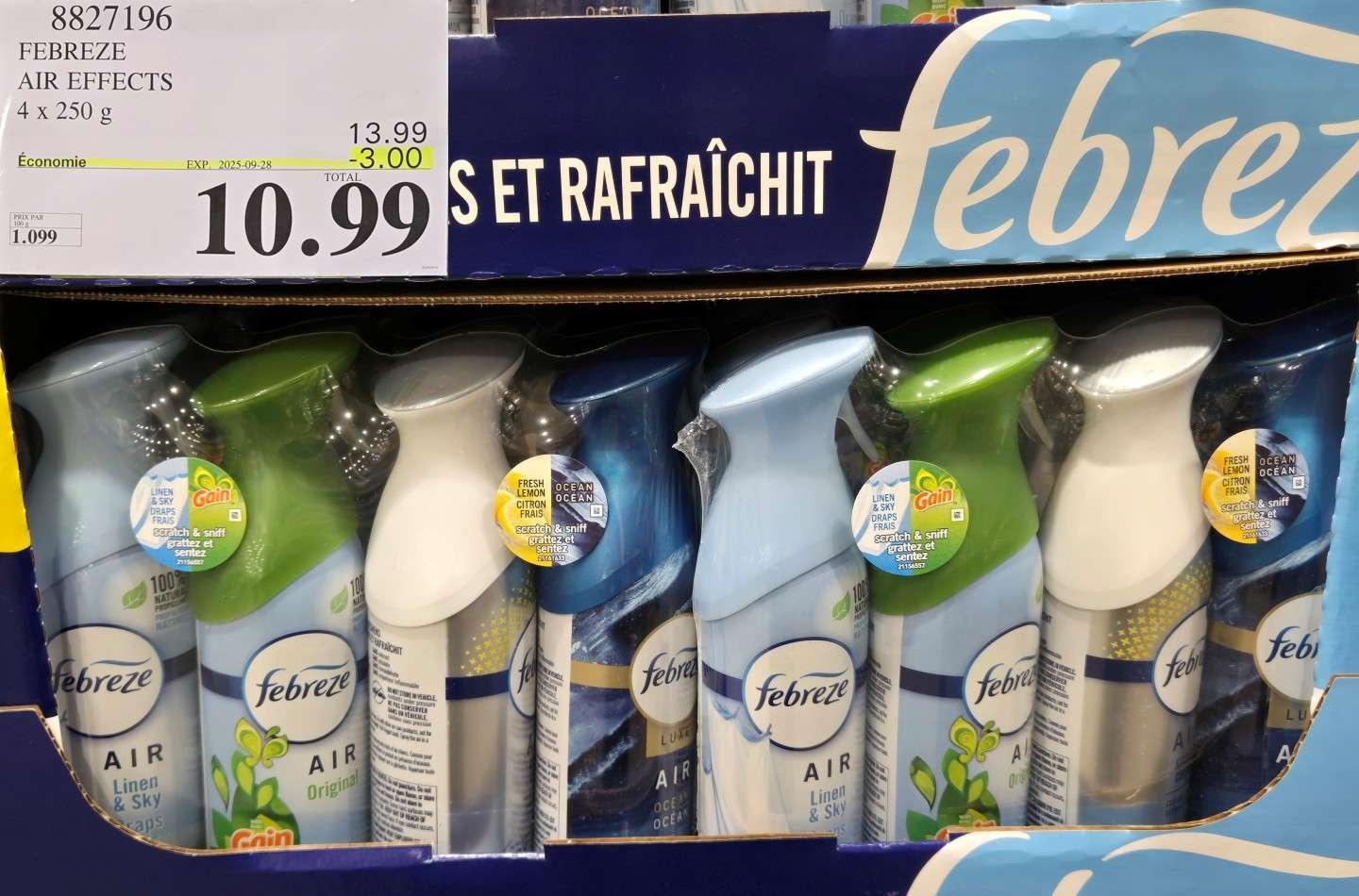 FEBREZE AIR EFFECTS PAQUET DE 4 at Costco