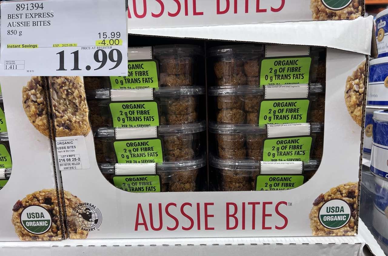 BEST EXPRESS ORGANIC AUSSIE BITES 850 g at Costco