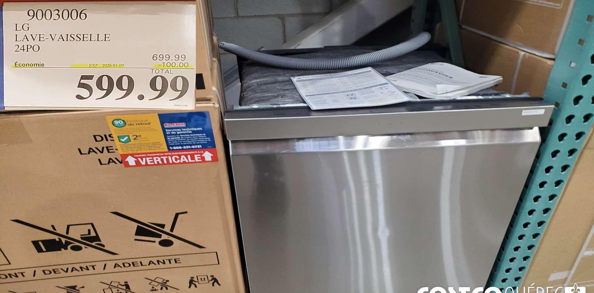 LG LAVE-VAISSELLE 24PO at Costco