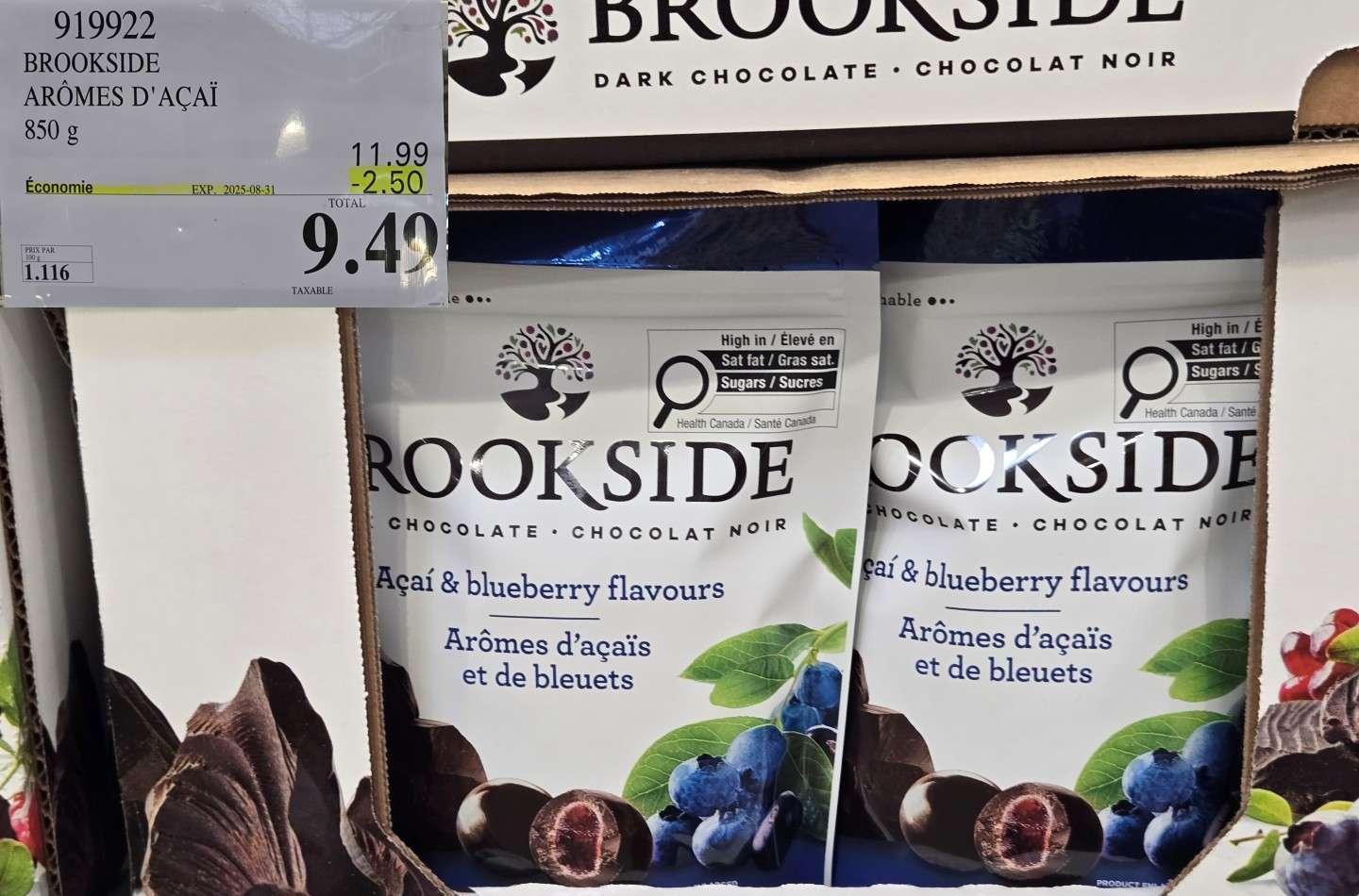 BROOKSIDE  850 g at Costco
