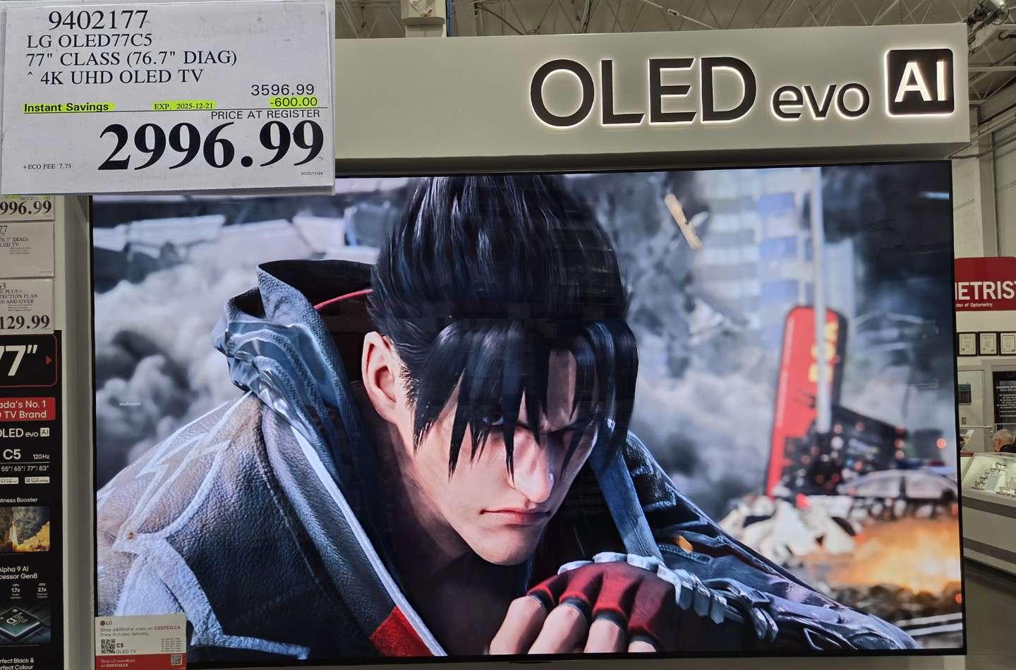 LG OLED77C5 77" CLASS (76.7" DIAG) COSTCO.CA ONLY - Costco Canada deal - Save $600.00 - Electronics