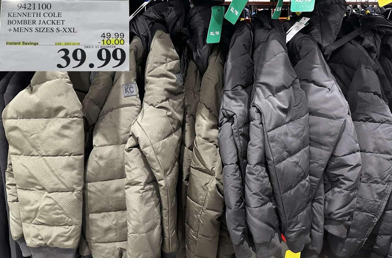 KENNETH COLE BOMBER JACKET MENS SIZES S-XXL - Costco Canada deal - Save $10.00 - Clothing and Accessories
