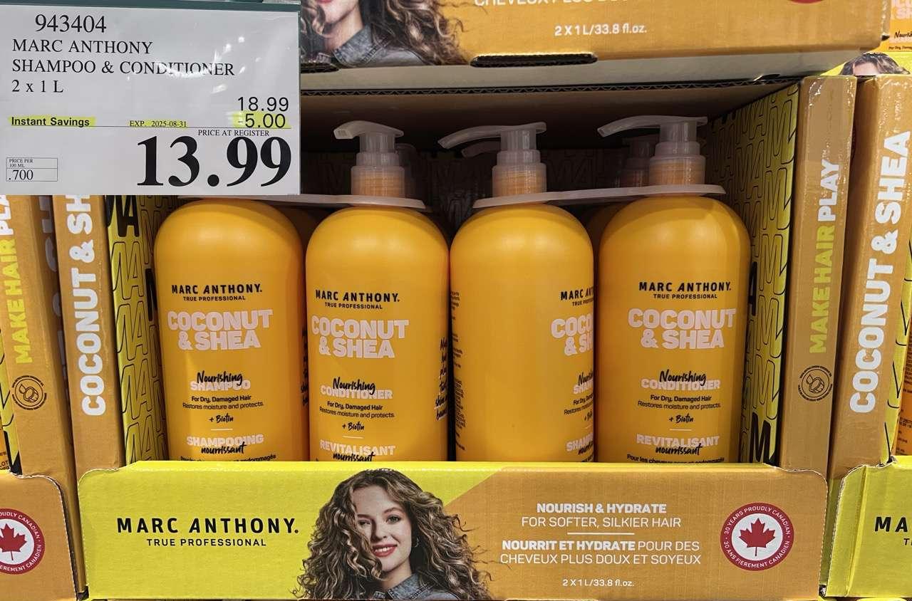 MARC ANTHONY SH & CD COCONUT & SHEA 2 X 1L at Costco