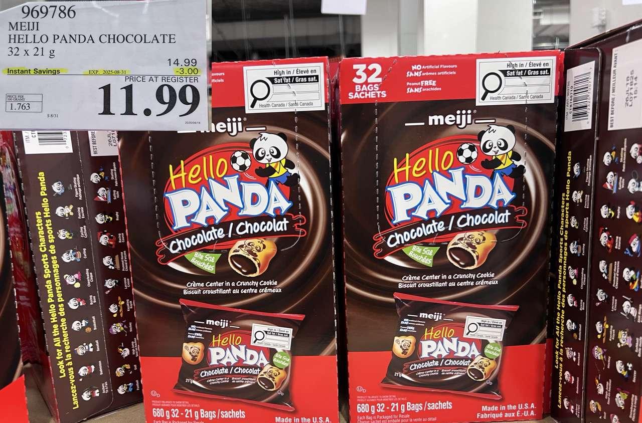 MEIJI HELLO PANDA 32 x 21 g at Costco