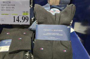 TOMMY HILFIGER CREW SOCKS 8PK MENS SIZES 7-12 at Costco
